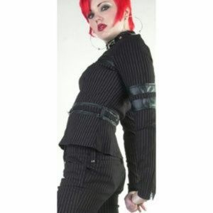 Lip Service Gangsta Pranksta Anita Stripe Jacket